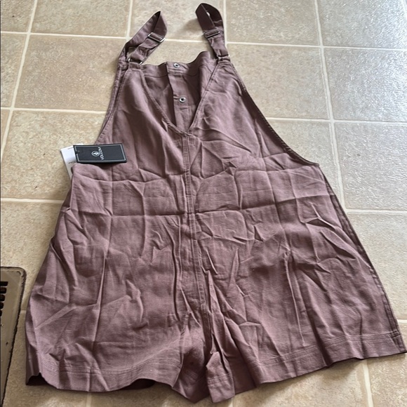 Volcom Brown Women's Jeans Overalls - Picture 4 of 4
